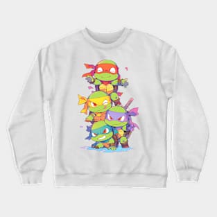 chibi tmnt Crewneck Sweatshirt